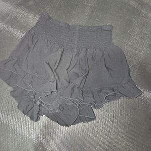 Hollister Black Skirt with Ruffles